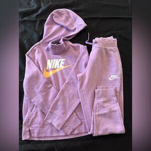 Nike Lavender Hoodie and Joggers